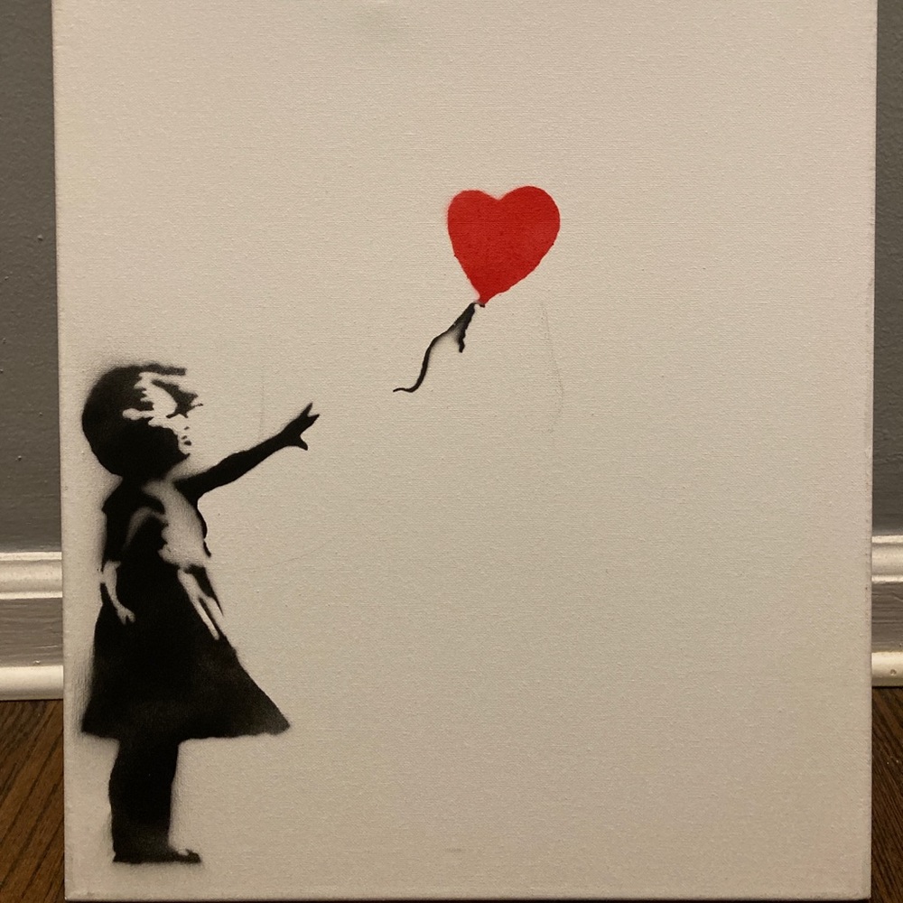 BANKSY | Banksy Art ~In The Manner Of~ Attributed To~ On Canvas